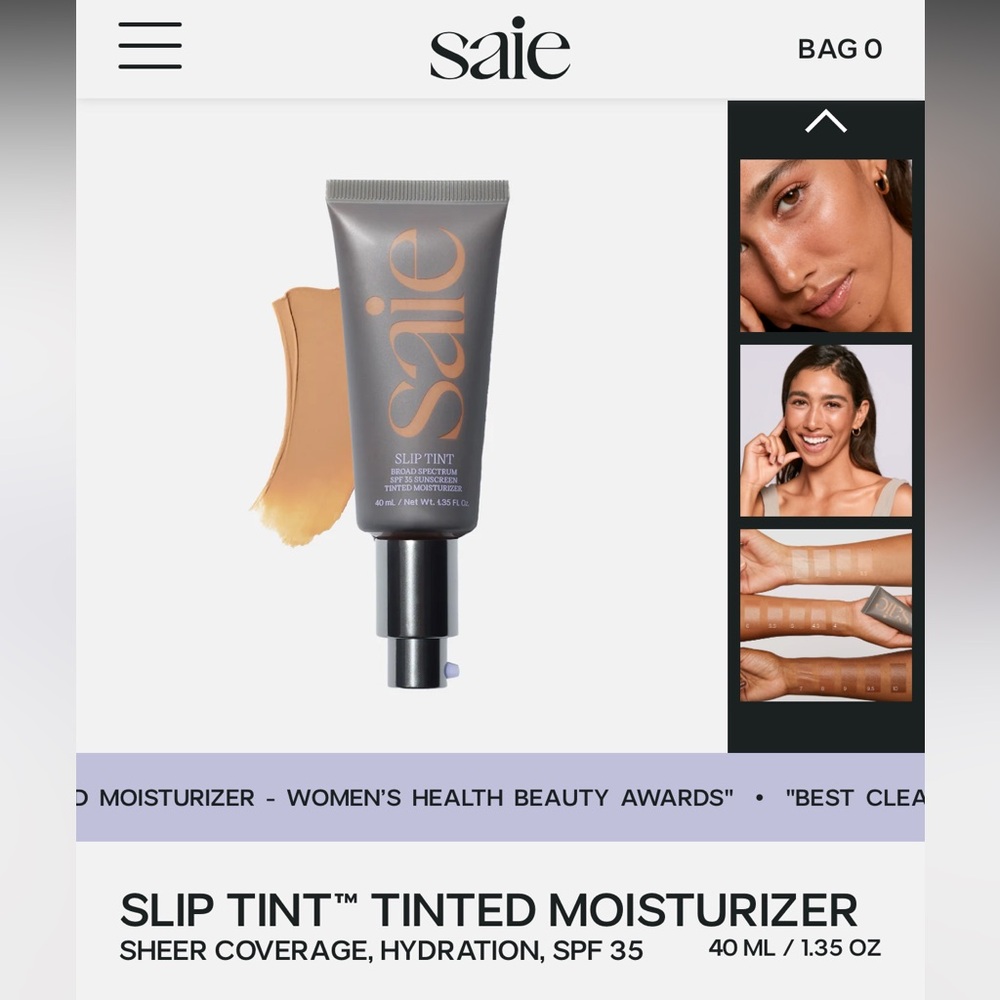 Saie Slip Tint 4.5 Medium Golden
